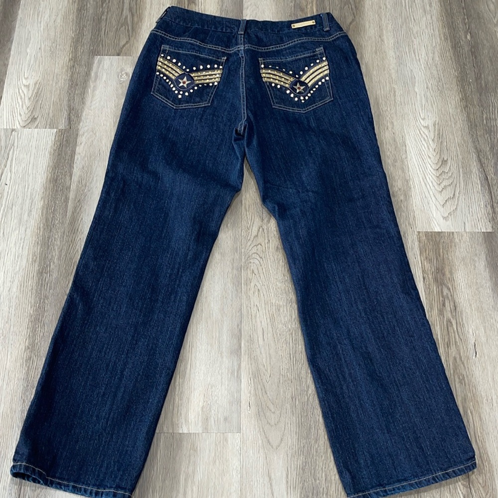 Seven 7 Limited Edition Women's Dark Wash Premium Jeans Size 16 Denim